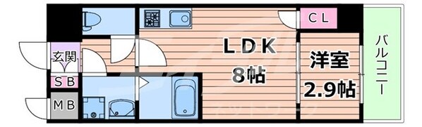 城北公園通駅 徒歩10分 4階の物件間取画像